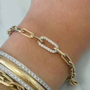 Brand new diamond link bracelet